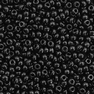Miyuki rocailles 11/0 Opaque black 11