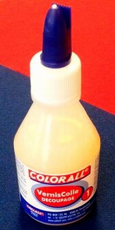 Vernisfix d&eacute;coupage Glans in fles collal 100ml