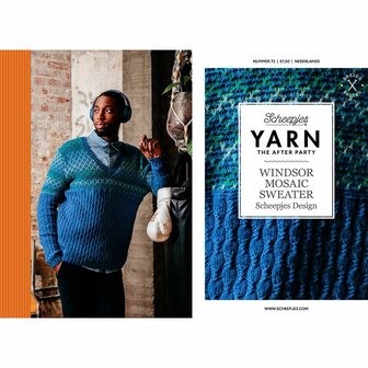 YARN The After Party nr.72 Windsor Mosaic Sweater NL