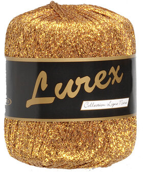 Lurex garen donker goud