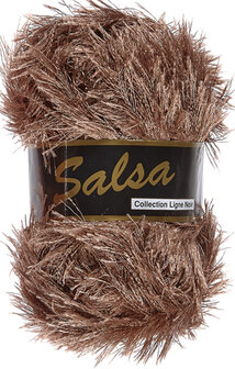Salsa bruin pluizig garen