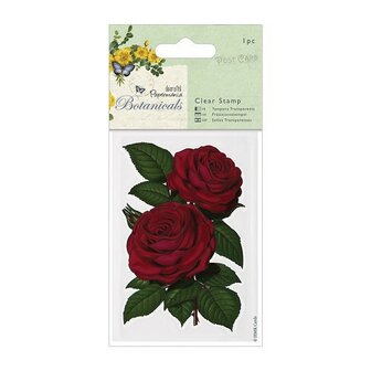 Papermania - Clearstamp - Botanicals - Red Rose