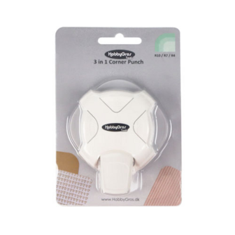 3-in-1 Corner punch - round