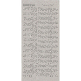Shiny Details Prettige Feestdagen - Zilver