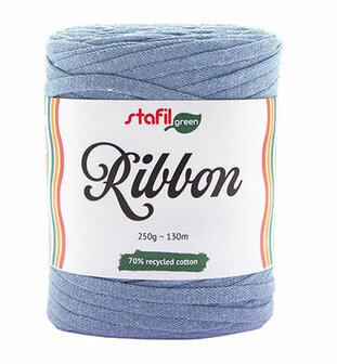 Ribbon textiel tshirt garen baby blauw