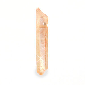 Natuursteen hangers kwarts Peach-light orange ca. 15-30x4-6mm 4st