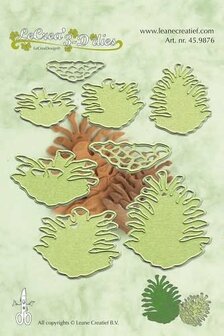 Lea bilitie&reg; pine cones 3D snij en embossing mal