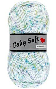Baby Soft Print 604 blauw groen